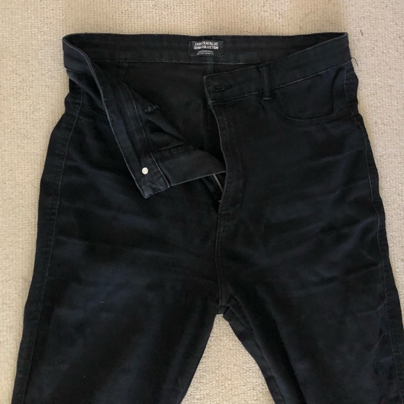 Zara extra high rise super stretch black skinny Jean - Picture 2 of 8
